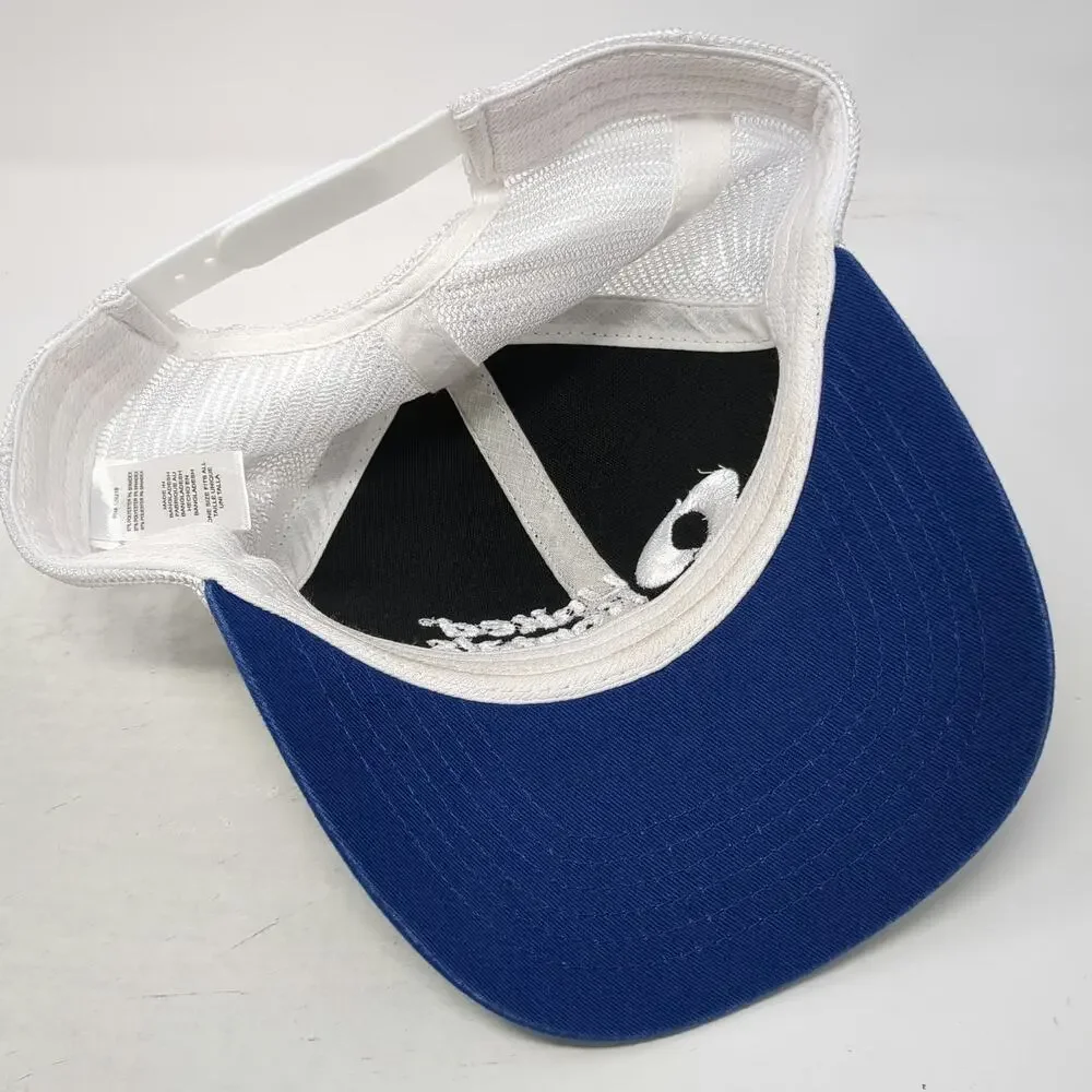 Trucker Hat Black White Blue One Size United Rentals Logo Mesh Snapback hat
